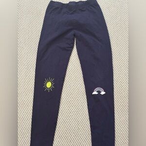 Blue Leggings with Comfortable Fit